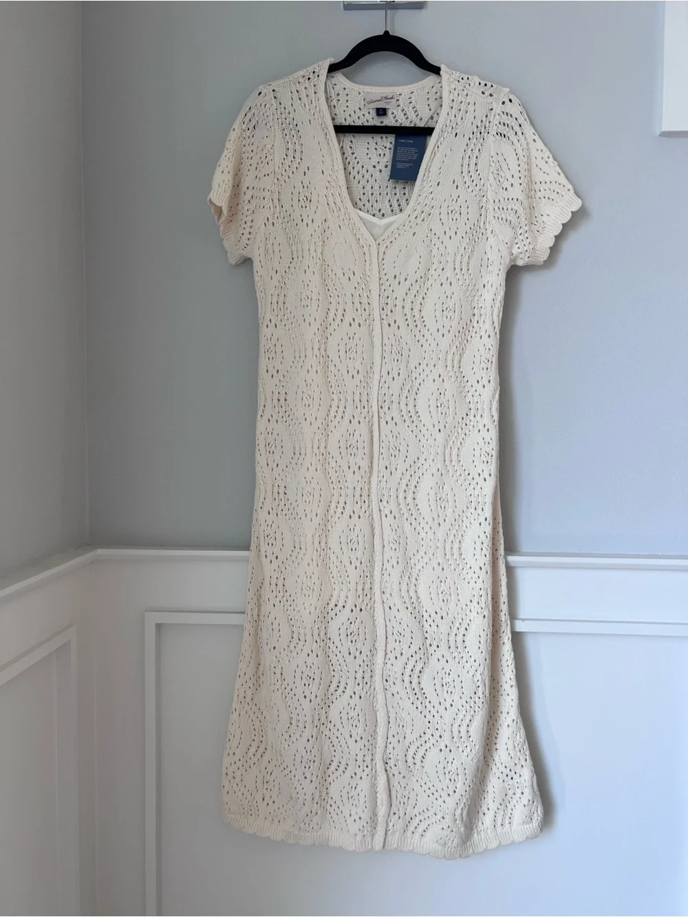 Women’s Cream Crochet Dress